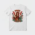 CAMISETA DE COLOR BLANCO MAMÁ ROCKERA