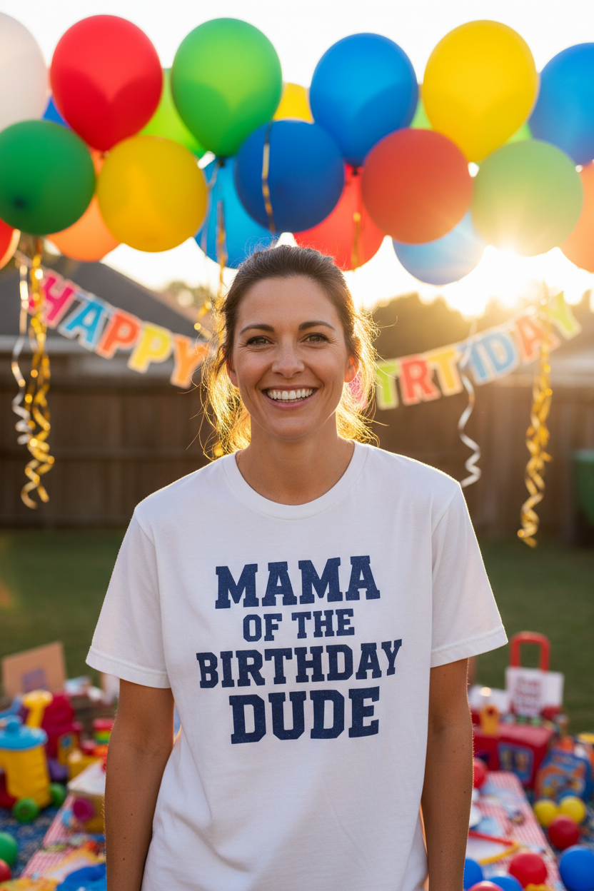 Mama of the Birthday Dude - Lifestyle