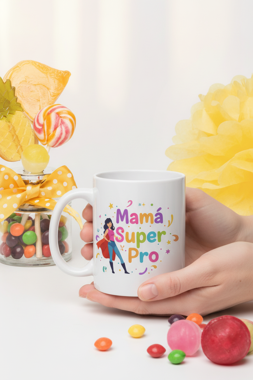 Taza Mamá Super Pro lifestyle